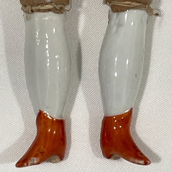 HERTWIG GERMAN ANTIQUE CHINA DOLL c.1880, Genuine - Picture 12 of 16